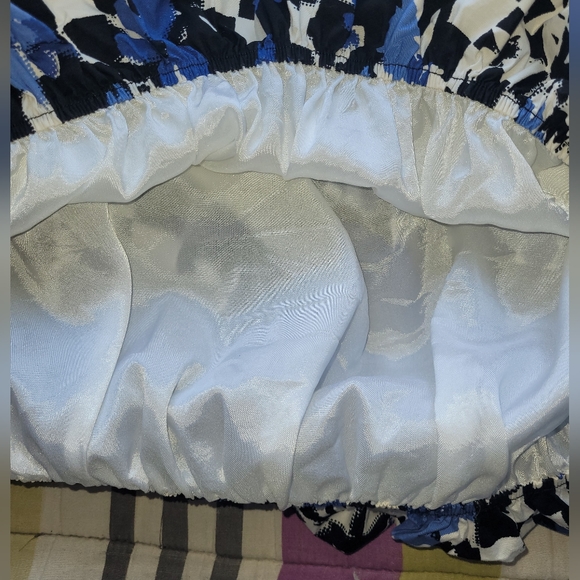 Moschino Jeans Balloon Skirt Mixed Print Dress, GUC, Size 2 - Picture 6 of 10